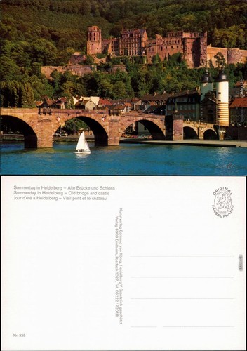 Ansichtskarte heidelberg alte - ansichtskarte,
