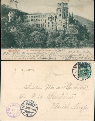 Ansichtskarte heidelberg - ansichtskarte,