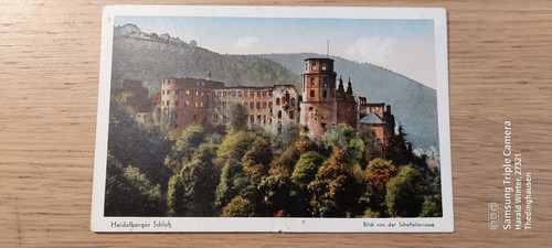 Postkarte heidelberger schloß - postkarte,