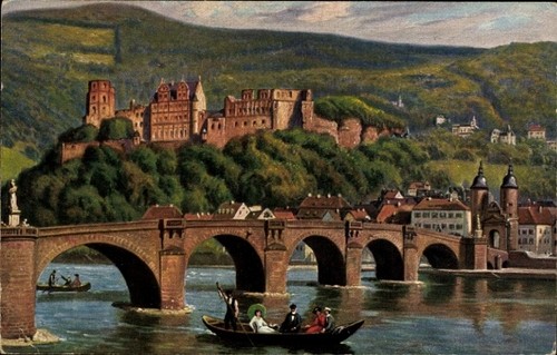 Heidelberg neckar - ak,