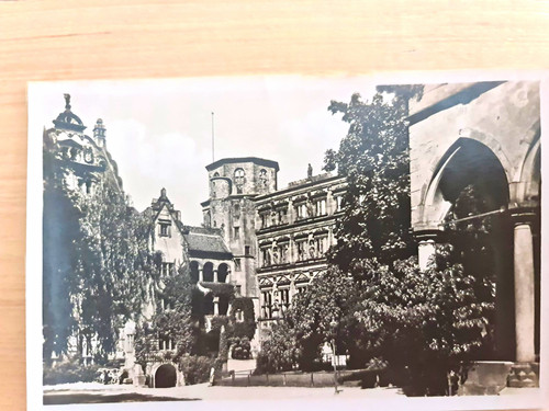 Heidelberg der schloßhof - ak,
