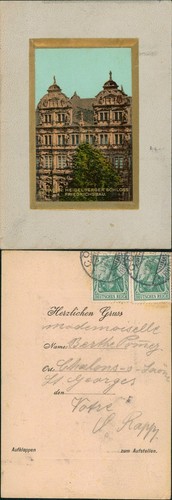Ansichtskarte heidelberg - ansichtskarte,