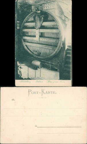 Ansichtskarte heidelberg - ansichtskarte,