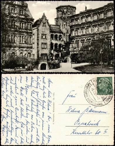 Ansichtskarte heidelberg - ansichtskarte,