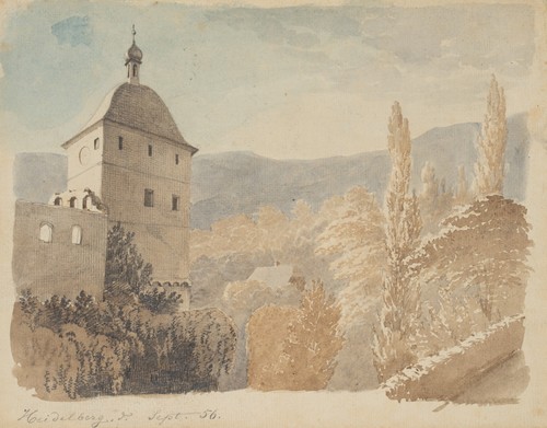Heidelberger schloss 1856 - heidelberger,