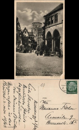 Ansichtskarte heidelberg - ansichtskarte,
