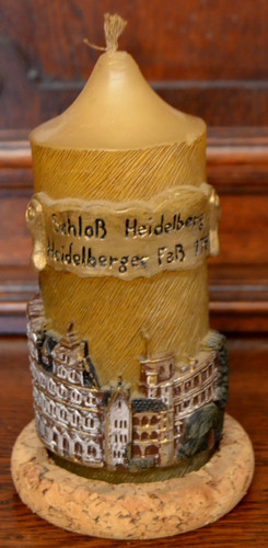 Kerze reliefkerze schloß - kerze,