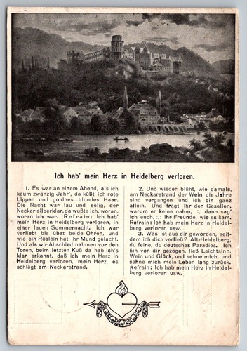 Postkarte heidelberg blick auf - postkarte,