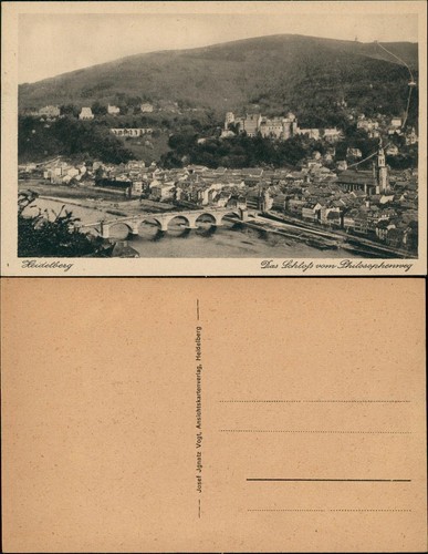 Ansichtskarte heidelberg - ansichtskarte,