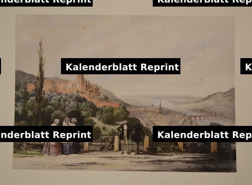 Kalenderblatt blick auf - kalenderblatt, „blick