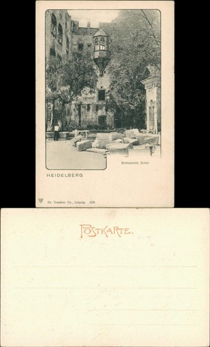 Ansichtskarte heidelberg - ansichtskarte,
