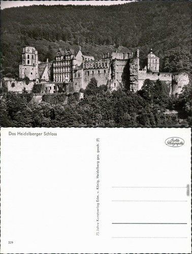 Ansichtskarte heidelberg - ansichtskarte,