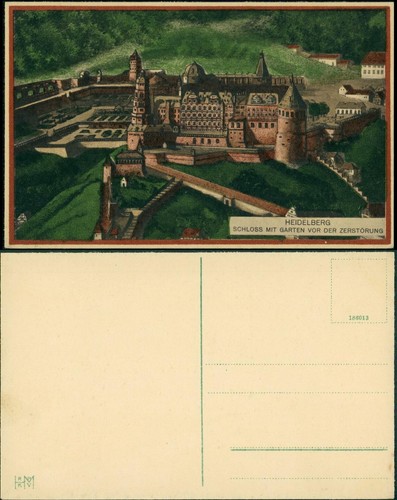 Ansichtskarte heidelberg - ansichtskarte,