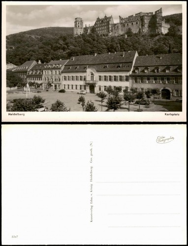 Heidelberg panorama ansicht - heidelberg, panorama-ansicht