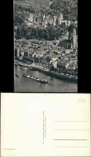 Ansichtskarte heidelberg - ansichtskarte,