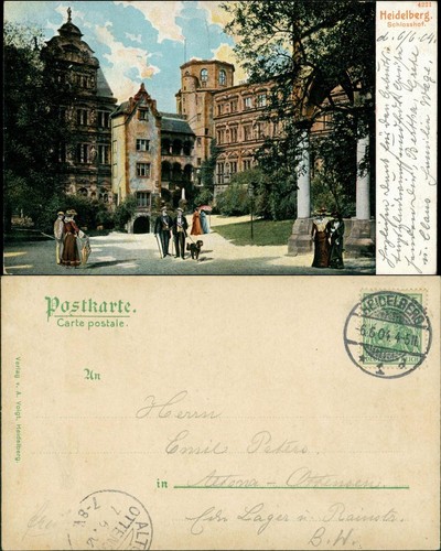 Heidelberger schloss hof - schloss,
