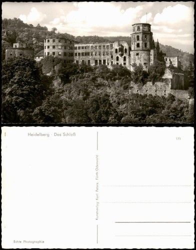 Ansichtskarte heidelberg - ansichtskarte,