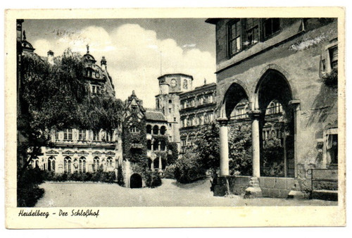 Ansichtskarte schloß - ansichtskarte,