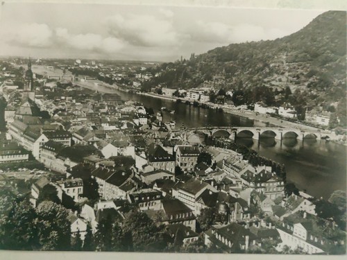 Ansichtskarte heidelberg blick - ansichtskarte,