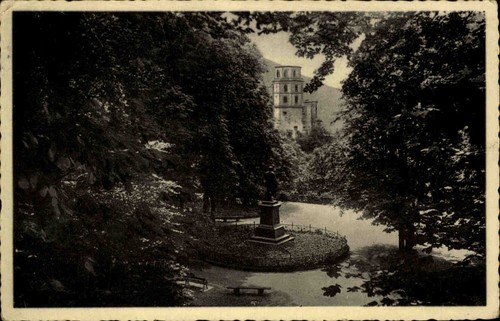 Heidelberg postkarte 1934 - s/w,