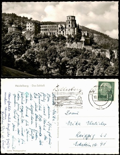 Ansichtskarte heidelberg - ansichtskarte,