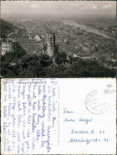 Heidelberg panorama ansicht - heidelberg, panorama-ansicht