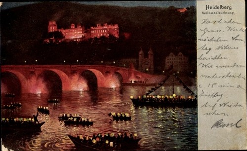 Künstler heidelberg am - ak,