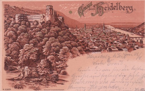 1900 litho deutsches reich - litho, ak