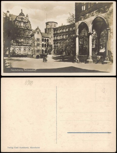 Ansichtskarte heidelberg - ansichtskarte,