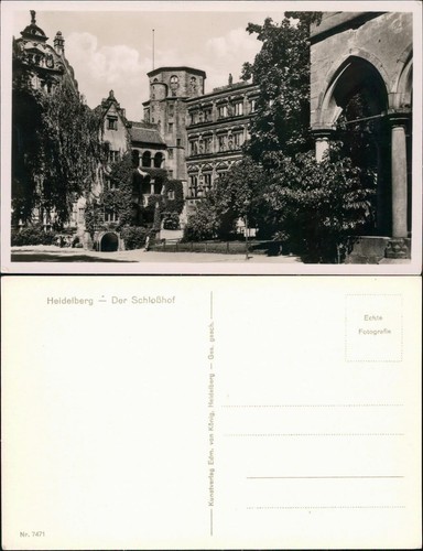 Ansichtskarte heidelberg - ansichtskarte,