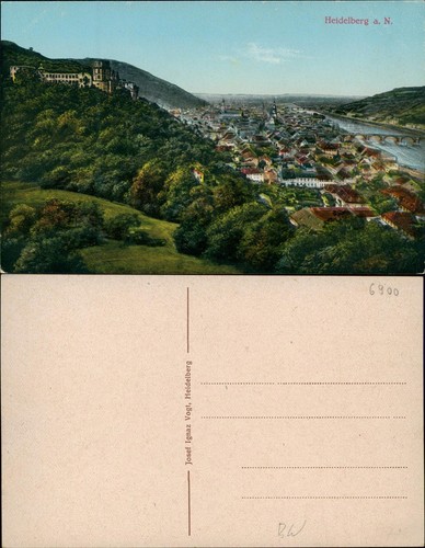 Ansichtskarte heidelberg - ansichtskarte,