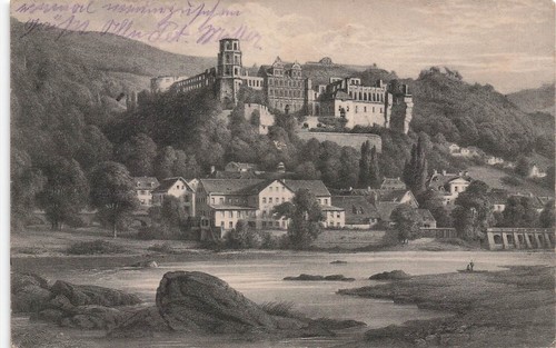 Heidelberg schloss - ak,