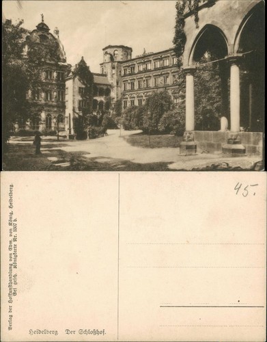 Ansichtskarte heidelberg - ansichtskarte,