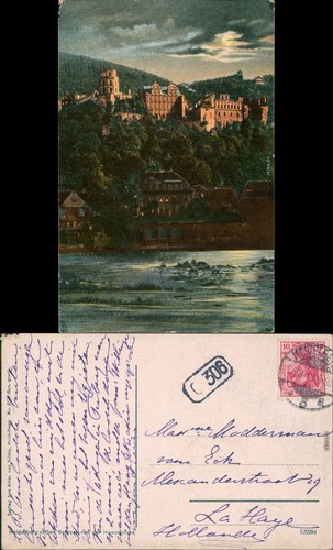 Ansichtskarte heidelberg - ansichtskarte,
