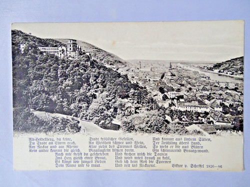 Heidelberg altstadt schloss - ak,