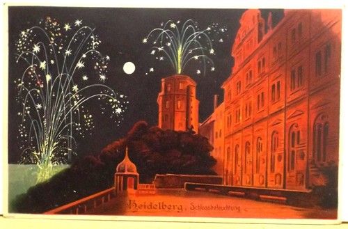 Postkarte heidelberg - postkarte, "