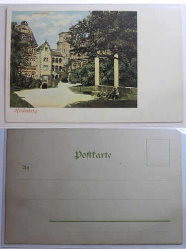 Heidelberg schlosshof - ak,