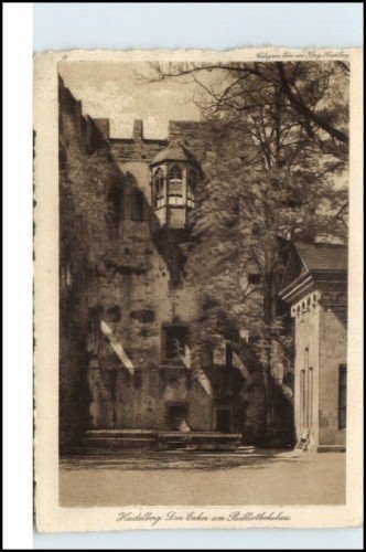 Heidelberg 1910 erker - heidelberg,
