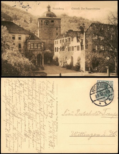 Ansichtskarte heidelberg - ansichtskarte,